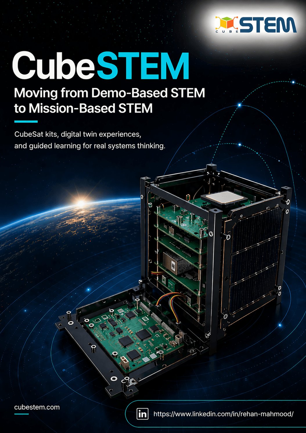 CubeSTEM product brochure cover